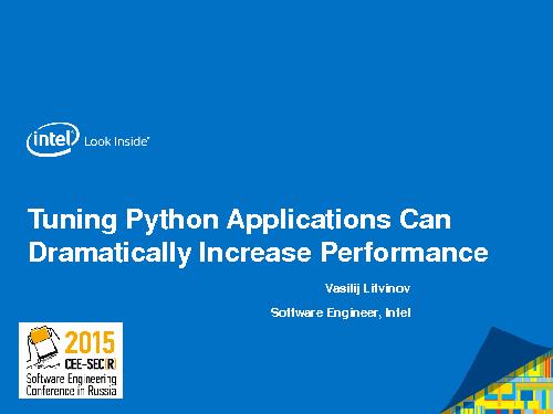 Производительность кода на Python — инструменты оптимизации (Василий Литвинов, SECR-2015).pdf