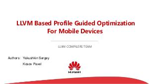 Управляемые профилем оптимизации для мобильных устройств в компиляторе LLVM (ISPRASOPEN-2019, Павел Косов).pdf
