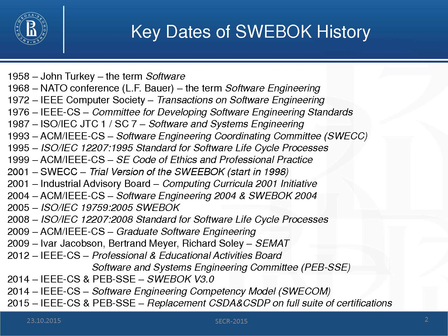 Файл:Экосистема SWEBOK V3.0 (Сергей Авдошин, SECR-2015).pdf