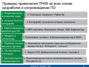 Применение ТРИЗ в проектировании и разработке ПО (Михаил Рубин, SECR-2017).pdf