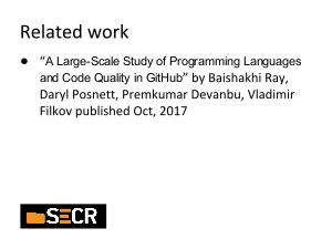 On development of a framework for massive source code analysis using static code analyzers (Alexander Chistyakov, SECR-2017).pdf