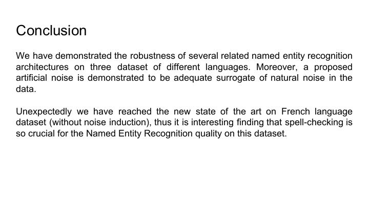 Файл:Распознавание именованных сущностей в зашумленных доменах (Влад Лялин, ISPRASOPEN-2018).pdf
