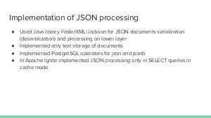 Реализация обработки JSON-данных в In-memory Data Grid в качестве сквозного слоя кэширования к РСУБД (Никита Лазарев, ISPRASOPEN-2018).pdf
