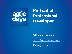 Портрет профессионального разработчика (Николай Алименков, AgileDays-2013).pdf