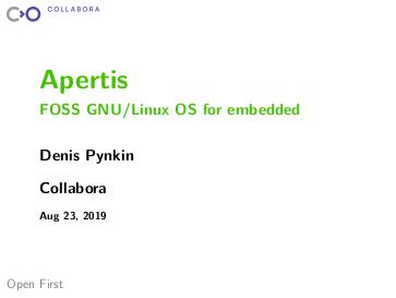 Файл:Apertis OS для встраиваемых устройств (Денис Пынькин, LVEE-2019).pdf