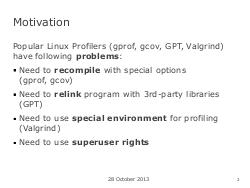 Легковесное профилирование разделяемых библиотек в Linux для встраиваемых систем (Кирилл Кринкин, SECR-2013).pdf