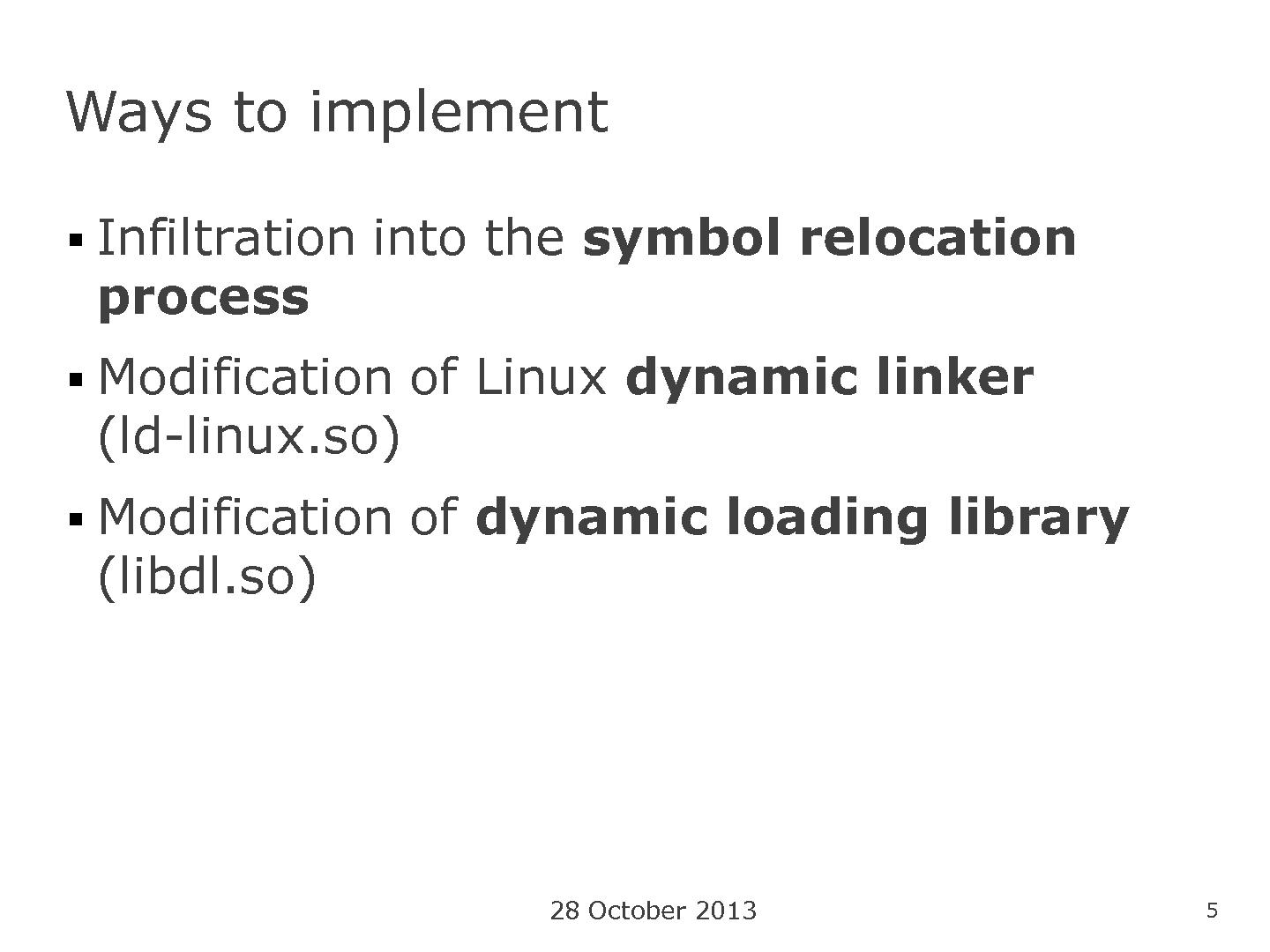 Файл:Легковесное профилирование разделяемых библиотек в Linux для встраиваемых систем (Кирилл Кринкин, SECR-2013).pdf