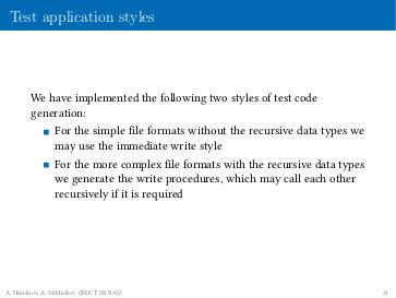 Файл:Генерация кода для разбора спецификаций в декларативном формате языка FlexT (Андрей Михайлов, ISPRASOPEN-2018).pdf
