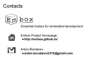 Embox — студенческий проект в области системного программирования (Антон Бондарев, OSEDUCONF-2018).pdf