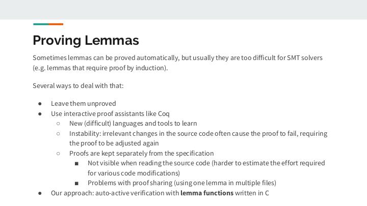 Файл:Функции-леммы в среде Frama-C — использование С программ как доказательств (Григорий Волков, ISPRASOPEN-2018).pdf