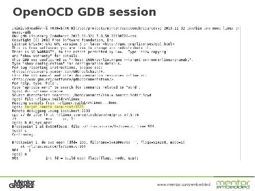 Bootloader and Linux kernel debugging on ARM board with OpenOCD (Владимир Запольский, LVEE-2014).pdf