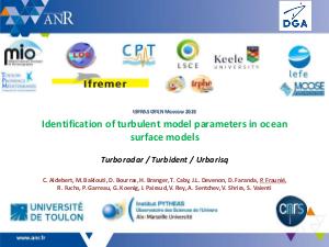 Identification of turbulent model parameters in ocean surface models (Philippe Fraunie, ISPRASOPEN-2019).pdf