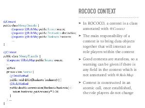 Programming in role oriented concurrent contexts with ROCOCO (Cevat Balek, SECR-2019).pdf