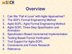 Agile Formal Engineering Method for Software Productivity and Reliability (Shaoying Liu, SECR-2018).pdf