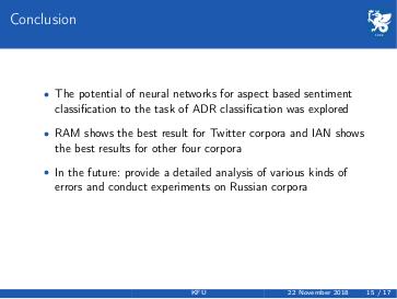 Файл:Сравнительный анализ нейронных сетей в задаче классификации побочных эффектов на уровне сущностей в англоязычных текстах.pdf